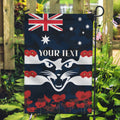 Custom Cats Football Garden Flag ANZAC Lest We Forget