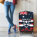 Custom Cats Football Luggage Cover ANZAC Lest We Forget
