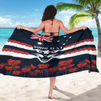 Custom Cats Football Sarong ANZAC Lest We Forget