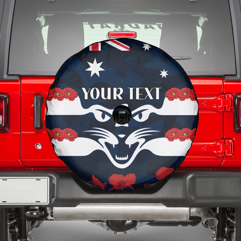 Custom Cats Football Spare Tire Cover ANZAC Lest We Forget