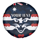 Custom Cats Football Spare Tire Cover ANZAC Lest We Forget