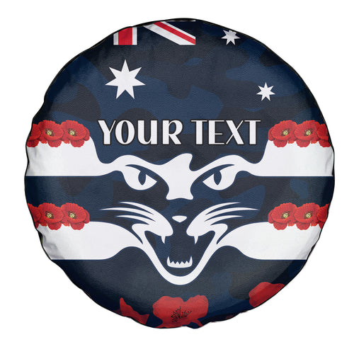 Custom Cats Football Spare Tire Cover ANZAC Lest We Forget
