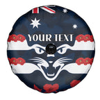 Custom Cats Football Spare Tire Cover ANZAC Lest We Forget