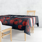 Custom Cats Football Tablecloth ANZAC Lest We Forget