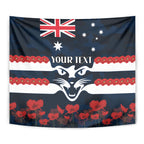Custom Cats Football Tapestry ANZAC Lest We Forget