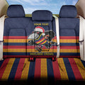 AFL Adelaide Christmas Personalised Back Car Seat Cover with Crows Mascot