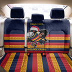 AFL Adelaide Christmas Personalised Back Car Seat Cover with Crows Mascot