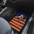 AFL Adelaide Christmas Personalised Car Mats with Crows Mascot