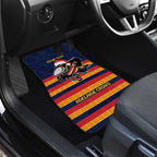 AFL Adelaide Christmas Personalised Car Mats with Crows Mascot