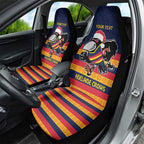 AFL Adelaide Christmas Personalised Car Seat Cover with Crows Mascot