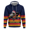 AFL Adelaide Christmas Personalised Hoodie with Crows Mascot