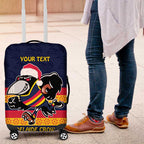 AFL Adelaide Christmas Personalised Luggage Cover with Crows Mascot