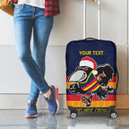 AFL Adelaide Christmas Personalised Luggage Cover with Crows Mascot