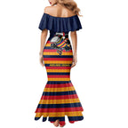 AFL Adelaide Christmas Personalised Mermaid Dress with Crows Mascot