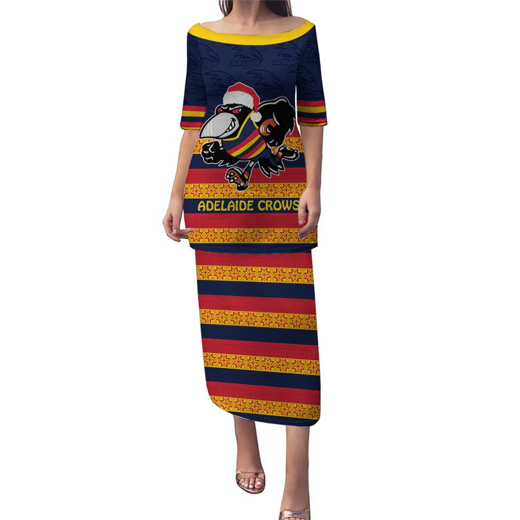 AFL Adelaide Christmas Personalised Puletasi with Crows Mascot