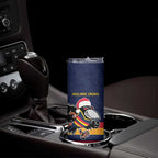 AFL Adelaide Christmas Personalised Skinny Tumbler with Crows Mascot