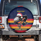 AFL Adelaide Christmas Personalised Spare Tire Cover with Crows Mascot