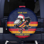 AFL Adelaide Christmas Personalised Spare Tire Cover with Crows Mascot
