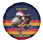AFL Adelaide Christmas Personalised Spare Tire Cover with Crows Mascot