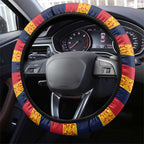 AFL Adelaide Christmas Steering Wheel Cover with Crows Mascot