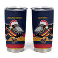 AFL Adelaide Christmas Personalised Tumbler Cup with Crows Mascot
