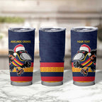 AFL Adelaide Christmas Personalised Tumbler Cup with Crows Mascot