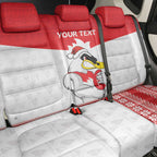 AFL Sydney Christmas Personalised Back Car Seat Cover with Swans Mascot Simple Style