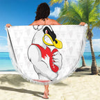 AFL Sydney Christmas Personalised Beach Blanket with Swans Mascot Simple Style