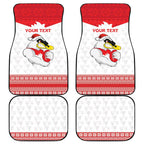 AFL Sydney Christmas Personalised Car Mats with Swans Mascot Simple Style