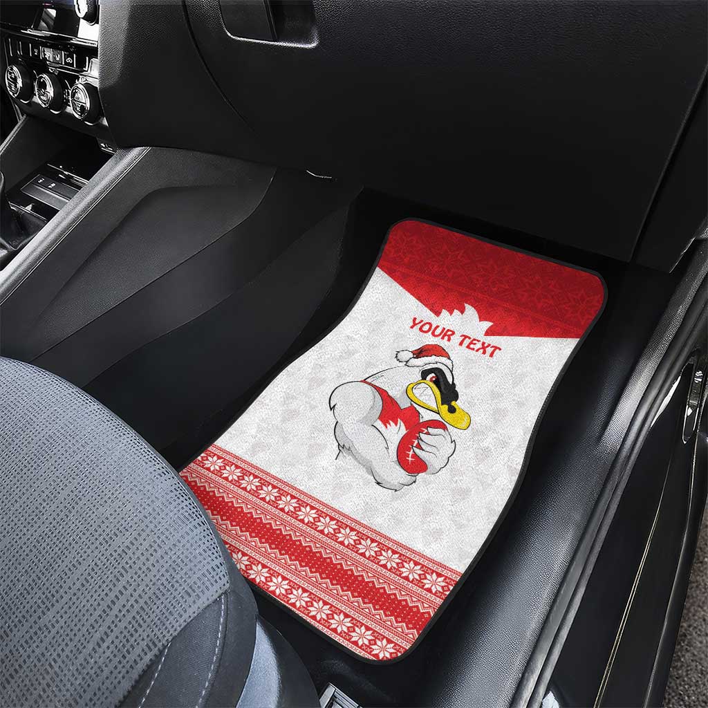 AFL Sydney Christmas Personalised Car Mats with Swans Mascot Simple Style