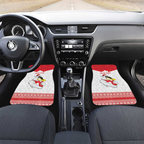 AFL Sydney Christmas Personalised Car Mats with Swans Mascot Simple Style