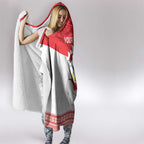 AFL Sydney Christmas Personalised Hooded Blanket with Swans Mascot Simple Style
