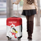 AFL Sydney Christmas Personalised Luggage Cover with Swans Mascot Simple Style