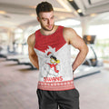 AFL Sydney Christmas Personalised Men Tank Top with Swans Mascot Simple Style