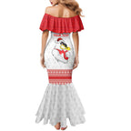 AFL Sydney Christmas Personalised Mermaid Dress with Swans Mascot Simple Style