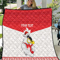 AFL Sydney Christmas Personalised Quilt with Swans Mascot Simple Style
