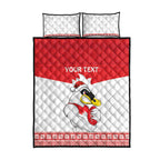 AFL Sydney Christmas Personalised Quilt Bed Set with Swans Mascot Simple Style