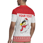 AFL Sydney Christmas Personalised Rugby Jersey with Swans Mascot Simple Style