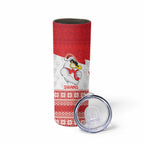 AFL Sydney Christmas Personalised Skinny Tumbler with Swans Mascot Simple Style