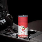 AFL Sydney Christmas Personalised Skinny Tumbler with Swans Mascot Simple Style
