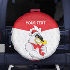 AFL Sydney Christmas Personalised Spare Tire Cover with Swans Mascot Simple Style
