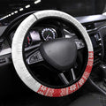 AFL Sydney Christmas Steering Wheel Cover with Swans Mascot Simple Style