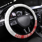 AFL Sydney Christmas Steering Wheel Cover with Swans Mascot Simple Style