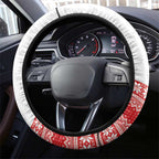 AFL Sydney Christmas Steering Wheel Cover with Swans Mascot Simple Style