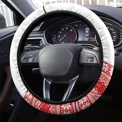AFL Sydney Christmas Steering Wheel Cover with Swans Mascot Simple Style