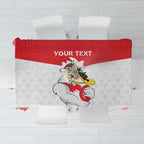 AFL Sydney Christmas Personalised Tablecloth with Swans Mascot Simple Style