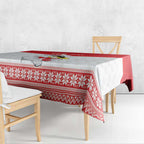 AFL Sydney Christmas Personalised Tablecloth with Swans Mascot Simple Style