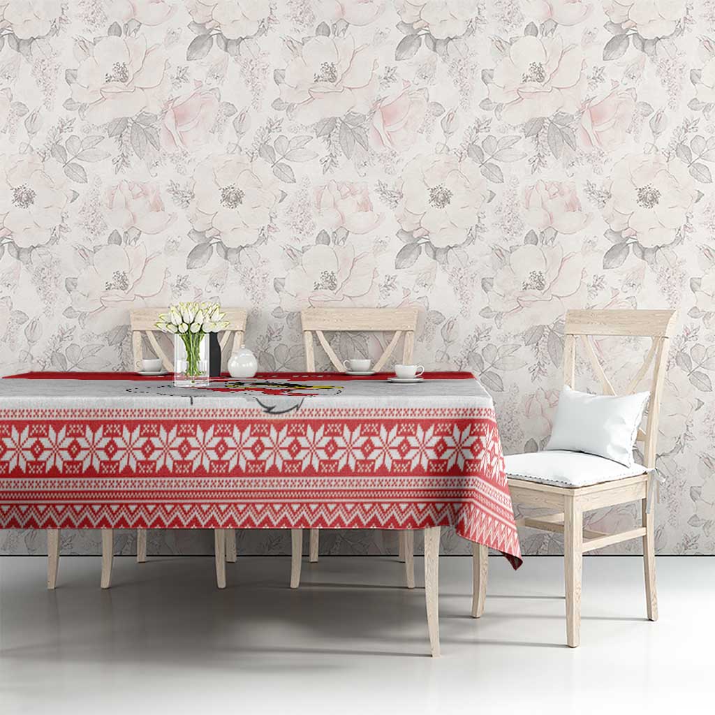 AFL Sydney Christmas Personalised Tablecloth with Swans Mascot Simple Style