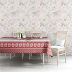 AFL Sydney Christmas Personalised Tablecloth with Swans Mascot Simple Style