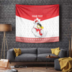 AFL Sydney Christmas Personalised Tapestry with Swans Mascot Simple Style